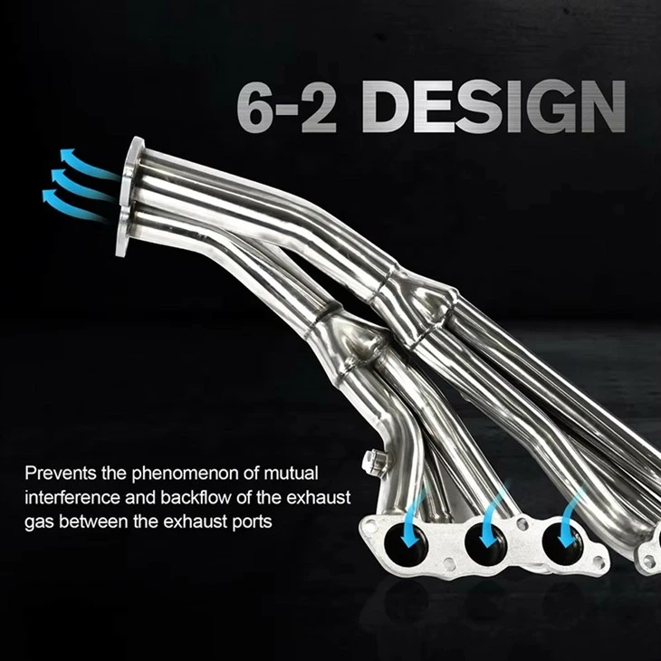 Stainless Steel 6-2 Exhaust Manifold Header For Lexus IS300 XE10 2JZ-GE 3.0L 2001-2005 high quality